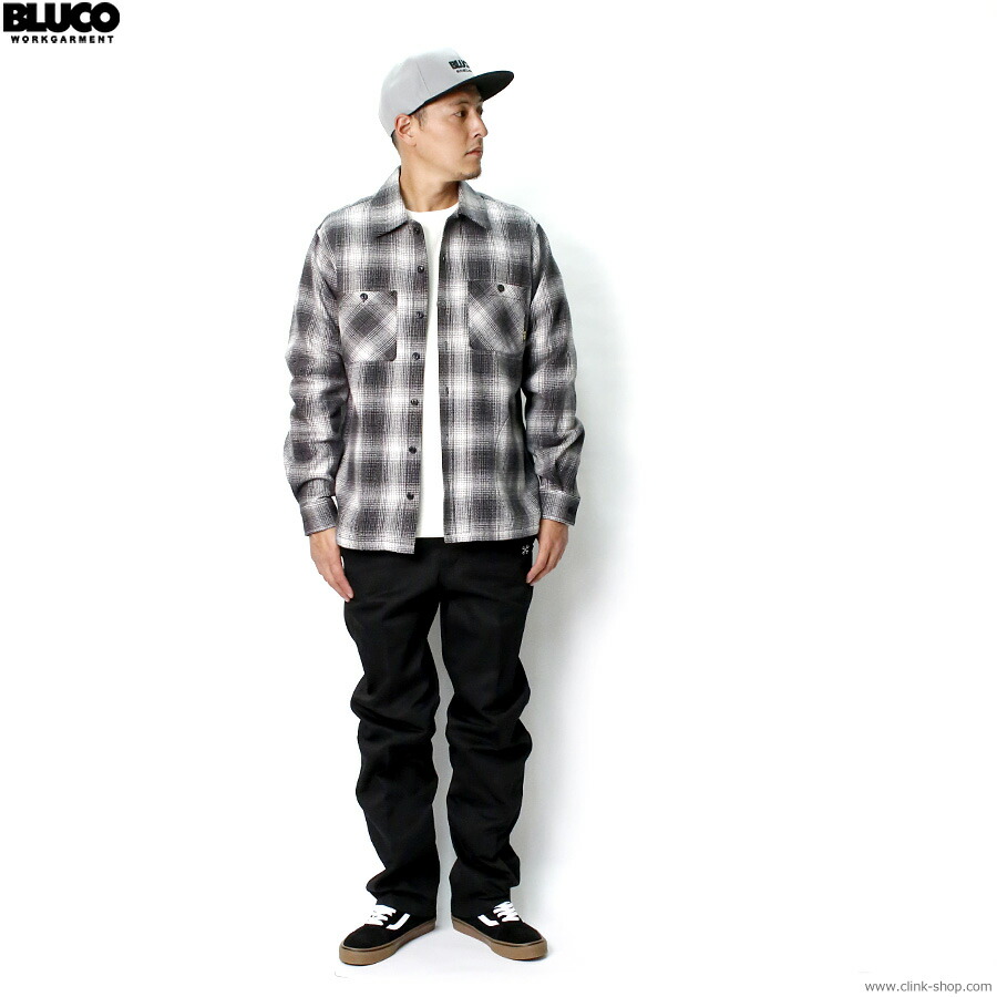 楽天市場】BLUCO ブルコ 長袖チェックシャツ メンズ 秋冬用 綿100
