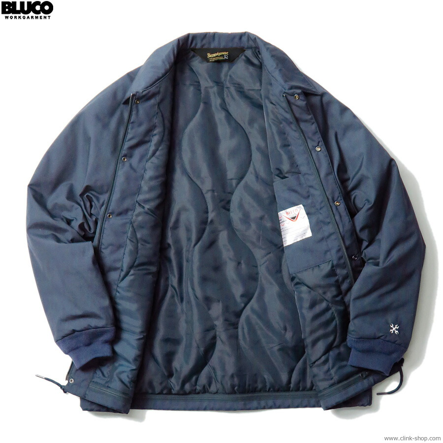 楽天市場】BLUCO ブルコ BLUCO QUILTING COACH JACKET (NAVY) [1351