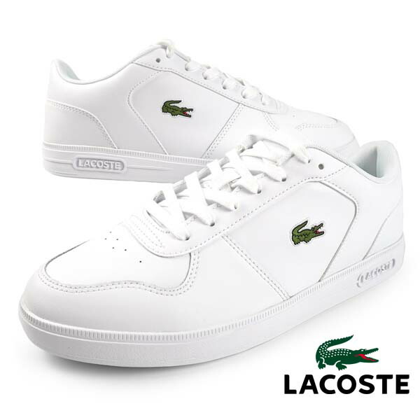 ラコステ メンズスニーカー ホワイト」の人気商品一覧 | 安い商品を
