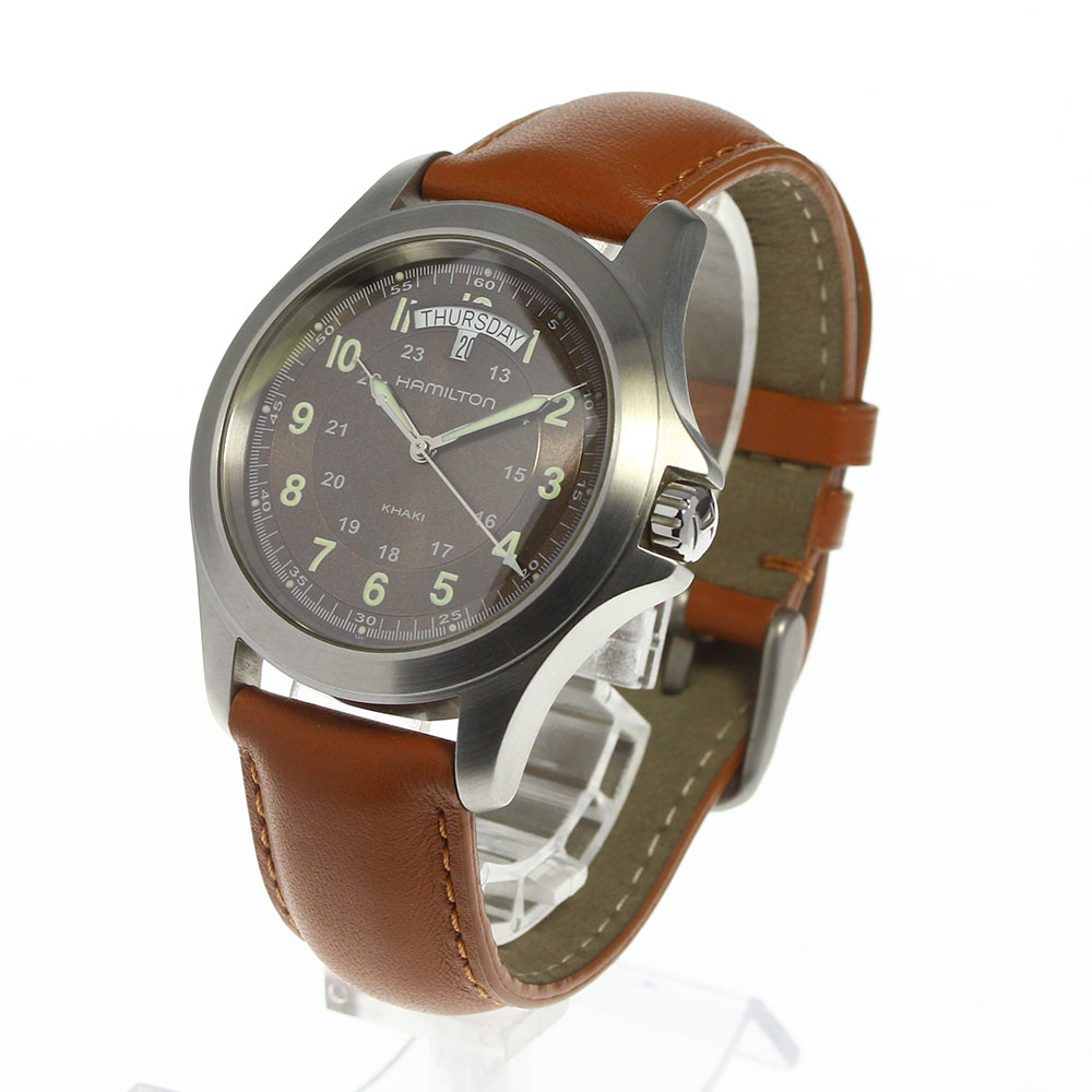楽天市場】良品☆【HAMILTON】ハミルトン カーキ デイデイト H644510