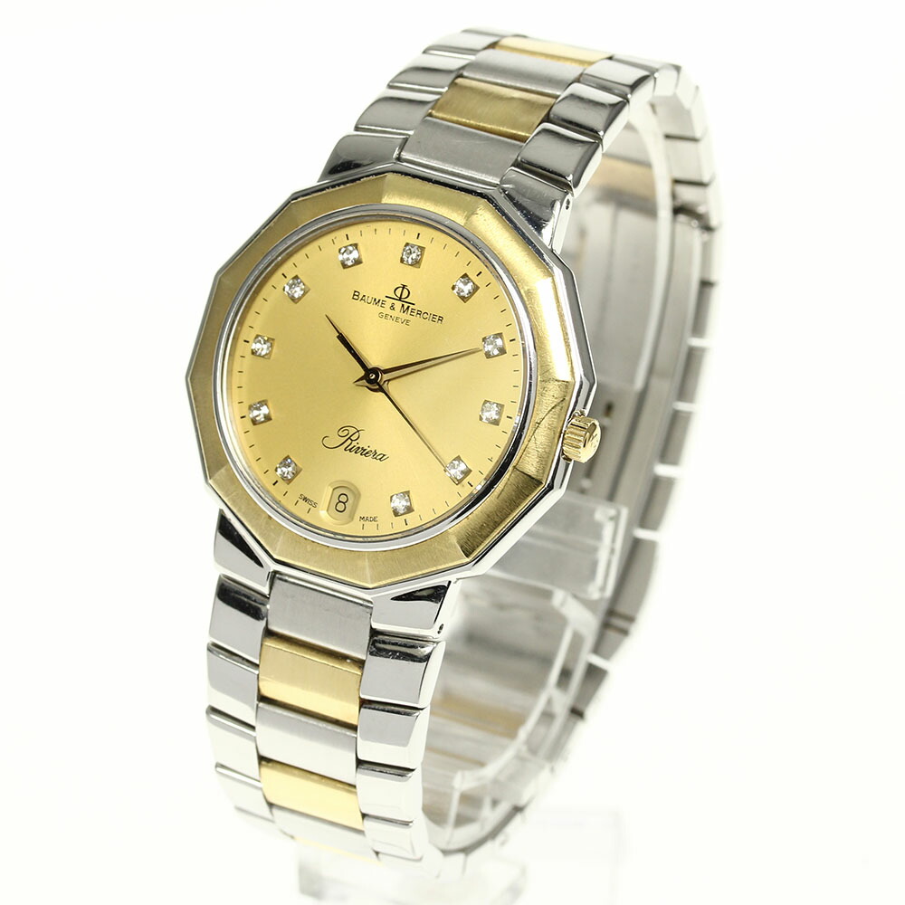 楽天市場】【Baume & Mercier】ボーム＆メルシェ リビエラ 11Pダイヤ