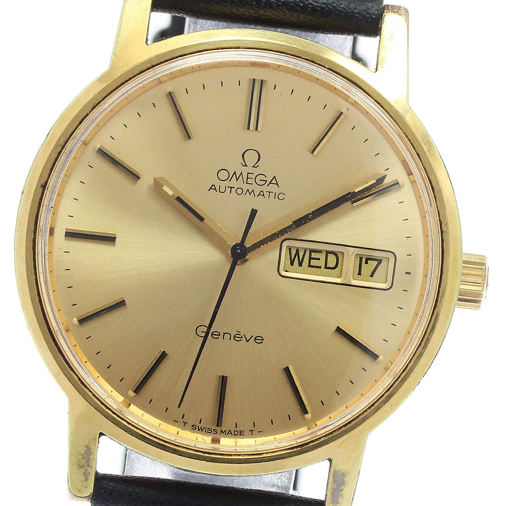楽天市場】オメガ ジュネーブ（文字盤カラーゴールド）（メンズ腕時計