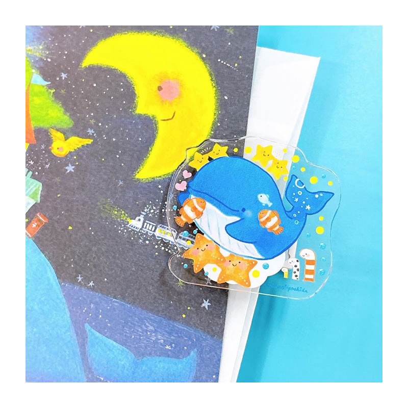 楽天市場】asano yoshida・吉田麻乃 アクリルクリップ ダイカット