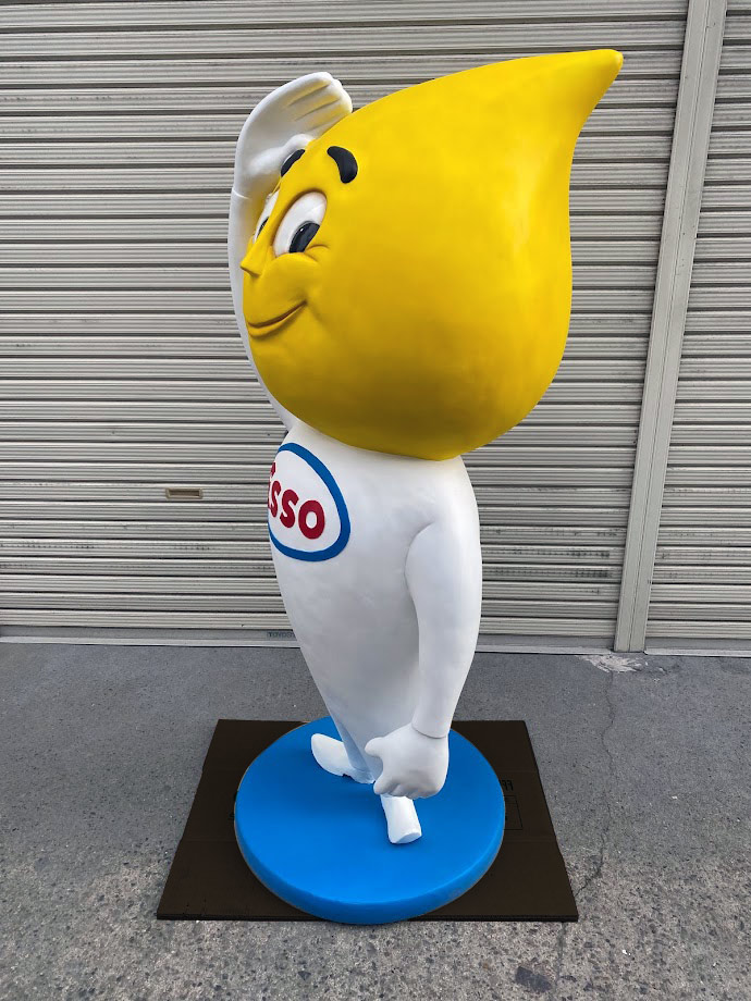 楽天市場】ESSO BOY エッソ君 等身大 フィギュア 横64cm×奥行き62cm×高