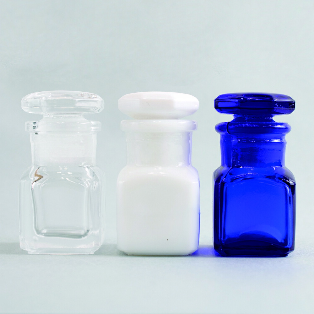 楽天市場】堀内製作所 歯科用ガラス リーグラス レトロ薬瓶 乳白 縦