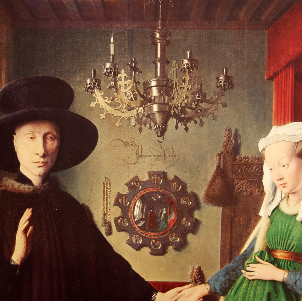 楽天市場】版画 ヤン・ファン・エイク「アルノルフィーニ夫妻像