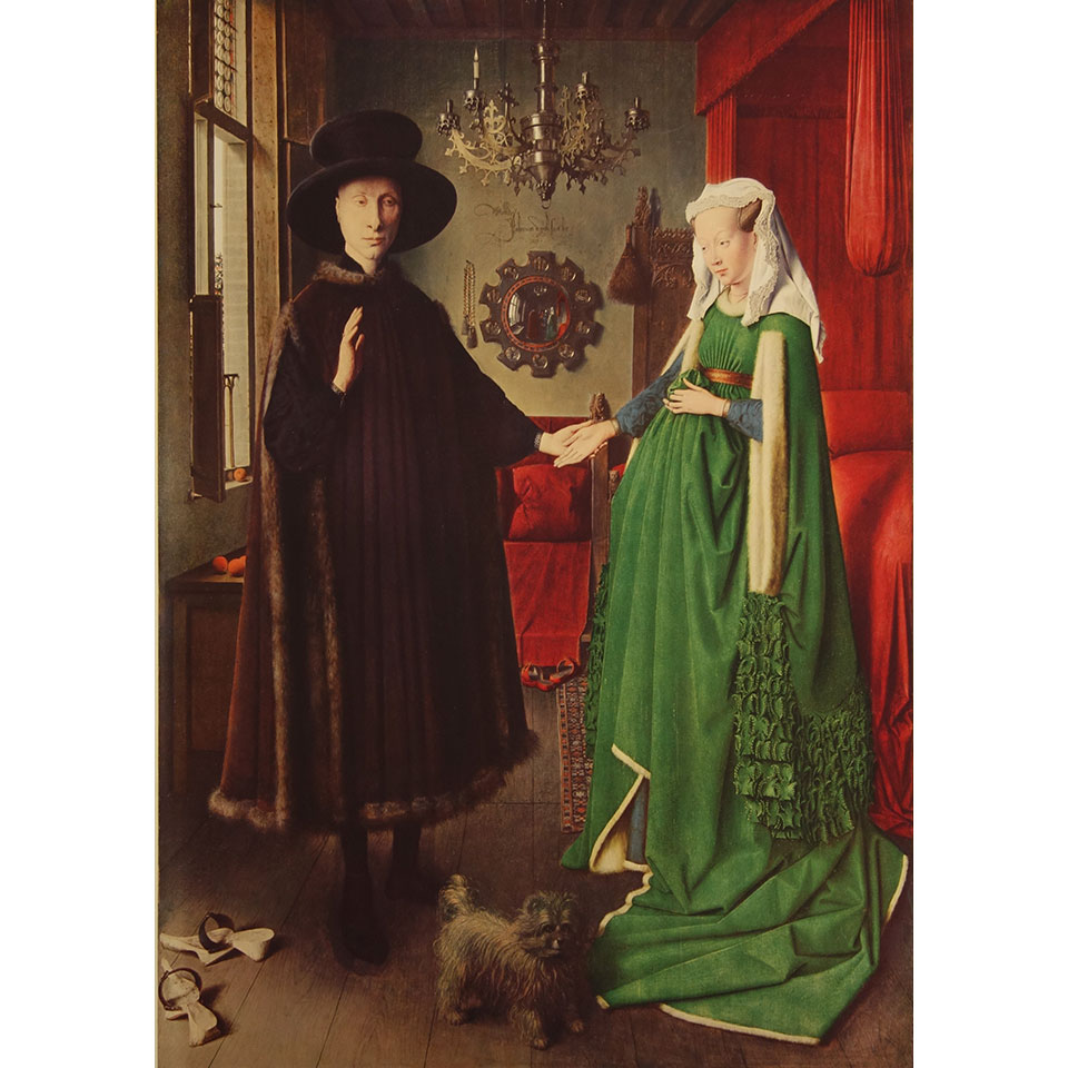 楽天市場】版画 ヤン・ファン・エイク「アルノルフィーニ夫妻像