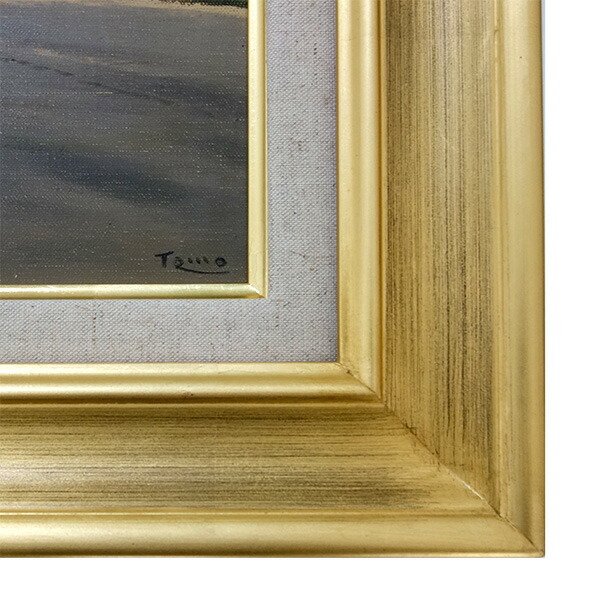 楽天市場】油彩画 林 朝路 「道」 P8号 額付き 油絵 真筆 描き下ろし