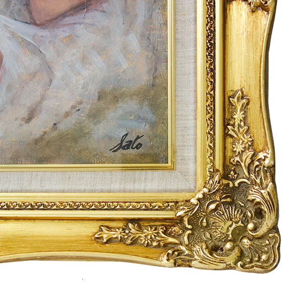 楽天市場】油彩画 佐藤真一 「横たはる裸婦」 F8号 額付き 油絵 真筆