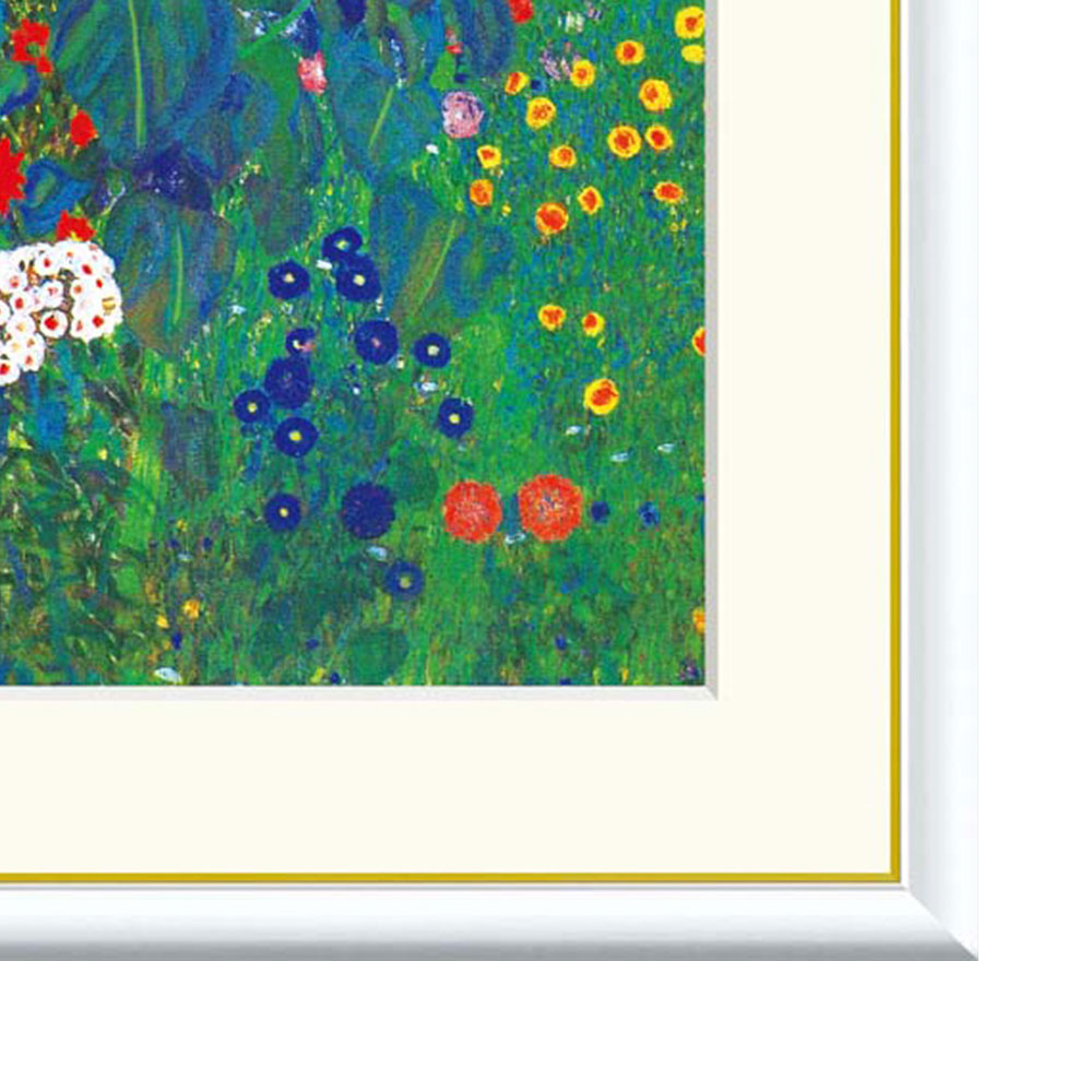 楽天市場】クリムト 「ヒマワリの咲く農家の庭」 F8号（額外寸61x49