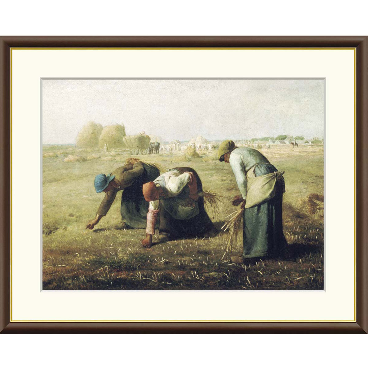 楽天市場】ミレー 「落穂拾い」 F8号（額外寸61x49.5cm） 高精彩工芸画
