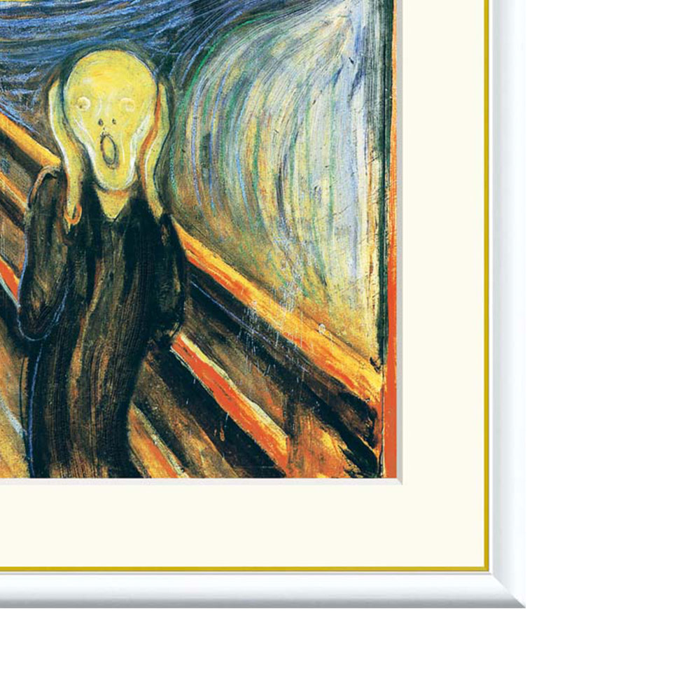 楽天市場】ムンク 「叫び」 F8号（額外寸61x50cm） 高精彩工芸画＋手