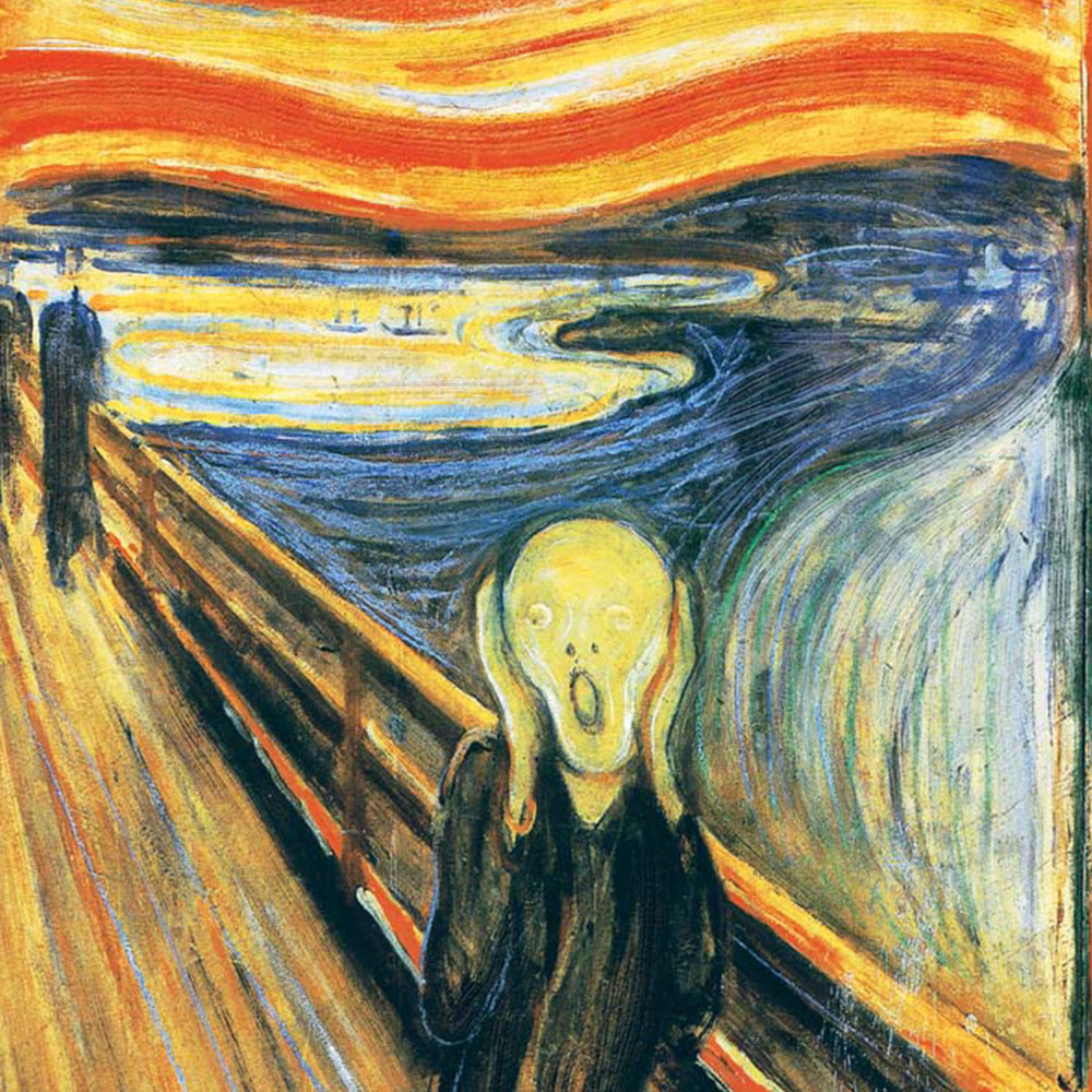 楽天市場】ムンク 「叫び」 F8号（額外寸61x50cm） 高精彩工芸画＋手