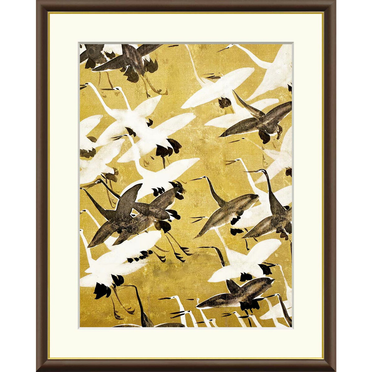 楽天市場】○ 尾形光琳 「千羽鶴香包」額入り 複製画 高精彩工芸画