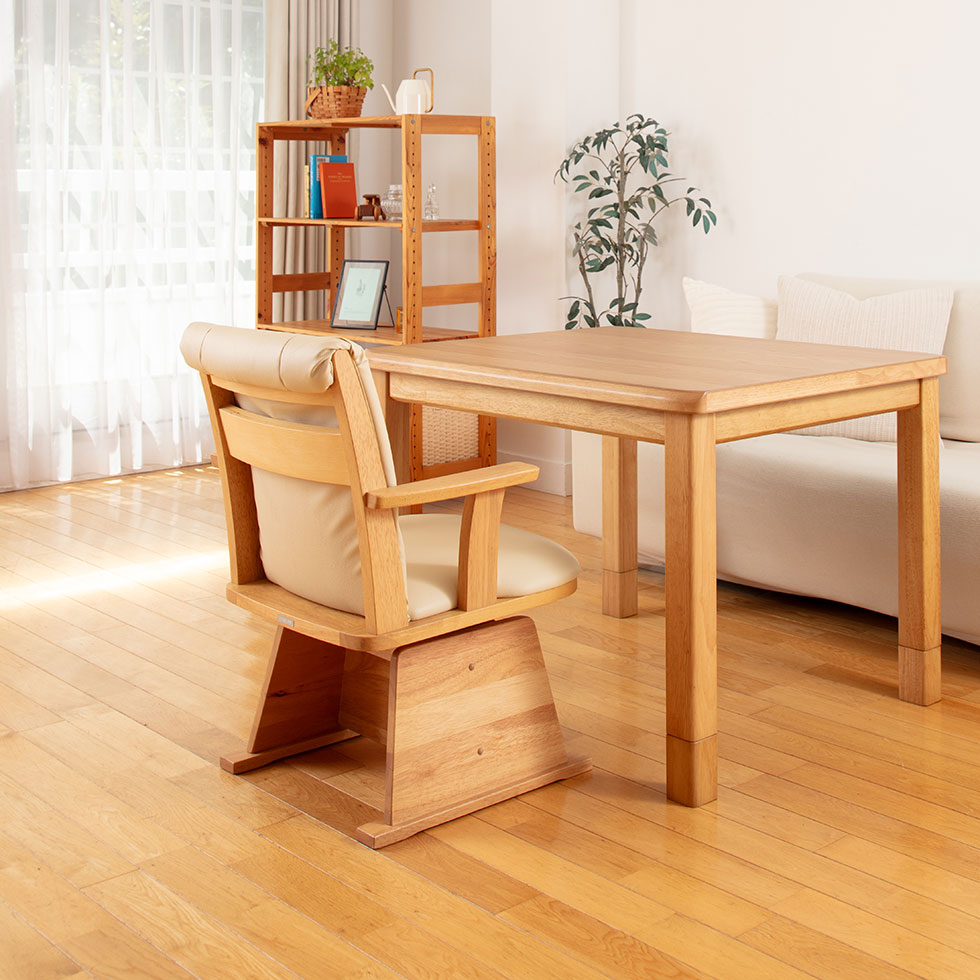 楽天市場】コイズミ ダイニングコタツ用 回転イス KKC-0070 送料無料