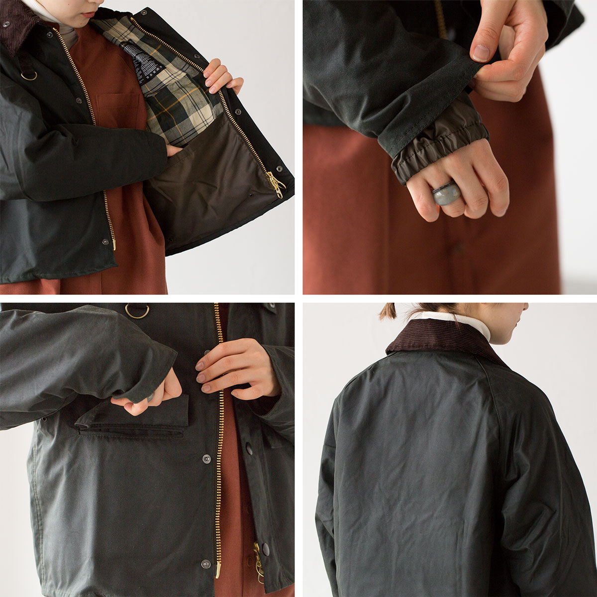 楽天市場】バブアー スペイ ワックスジャケット BARBOUR MWX1212