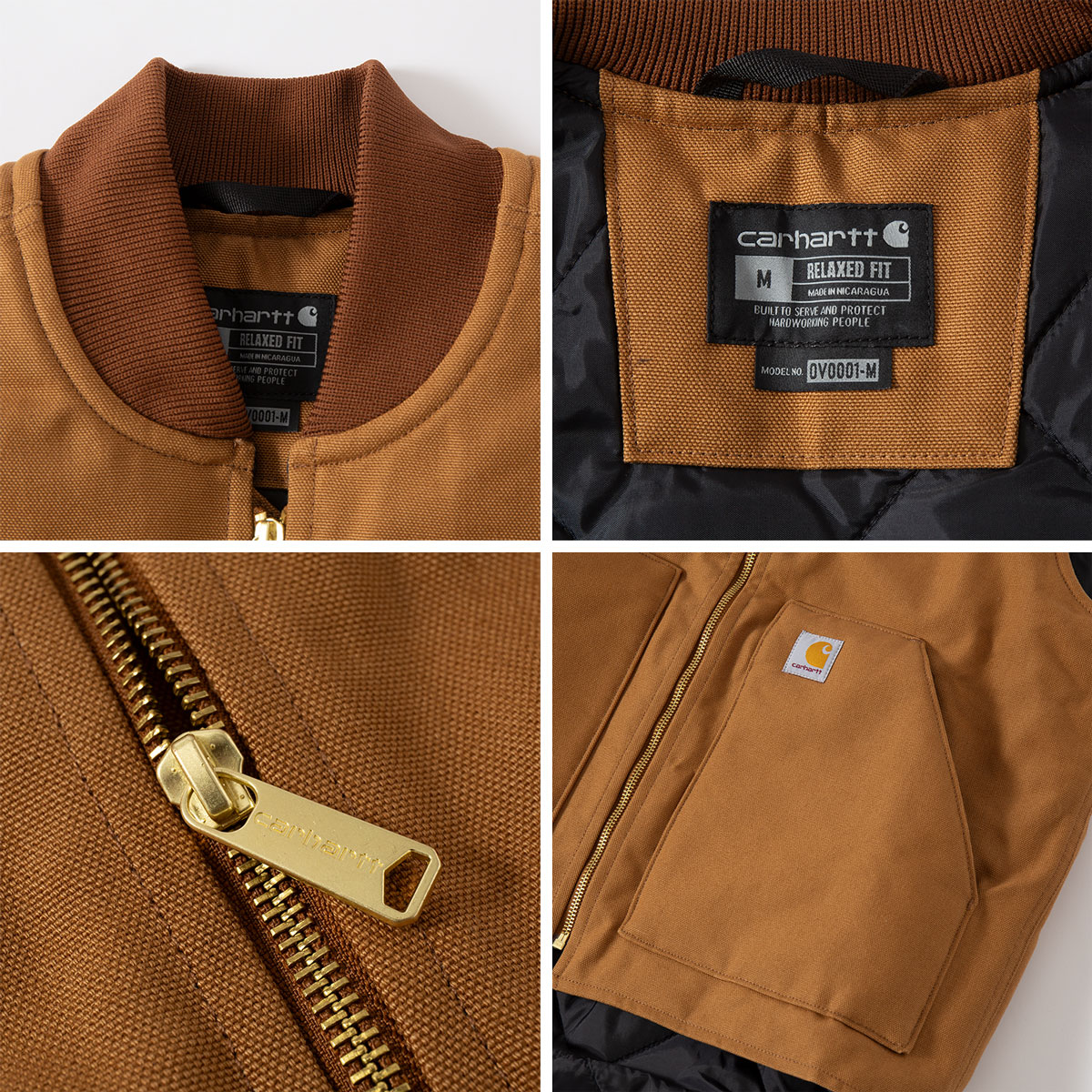 楽天市場】米国直輸入 カーハート ダック ベスト キルティング裏地