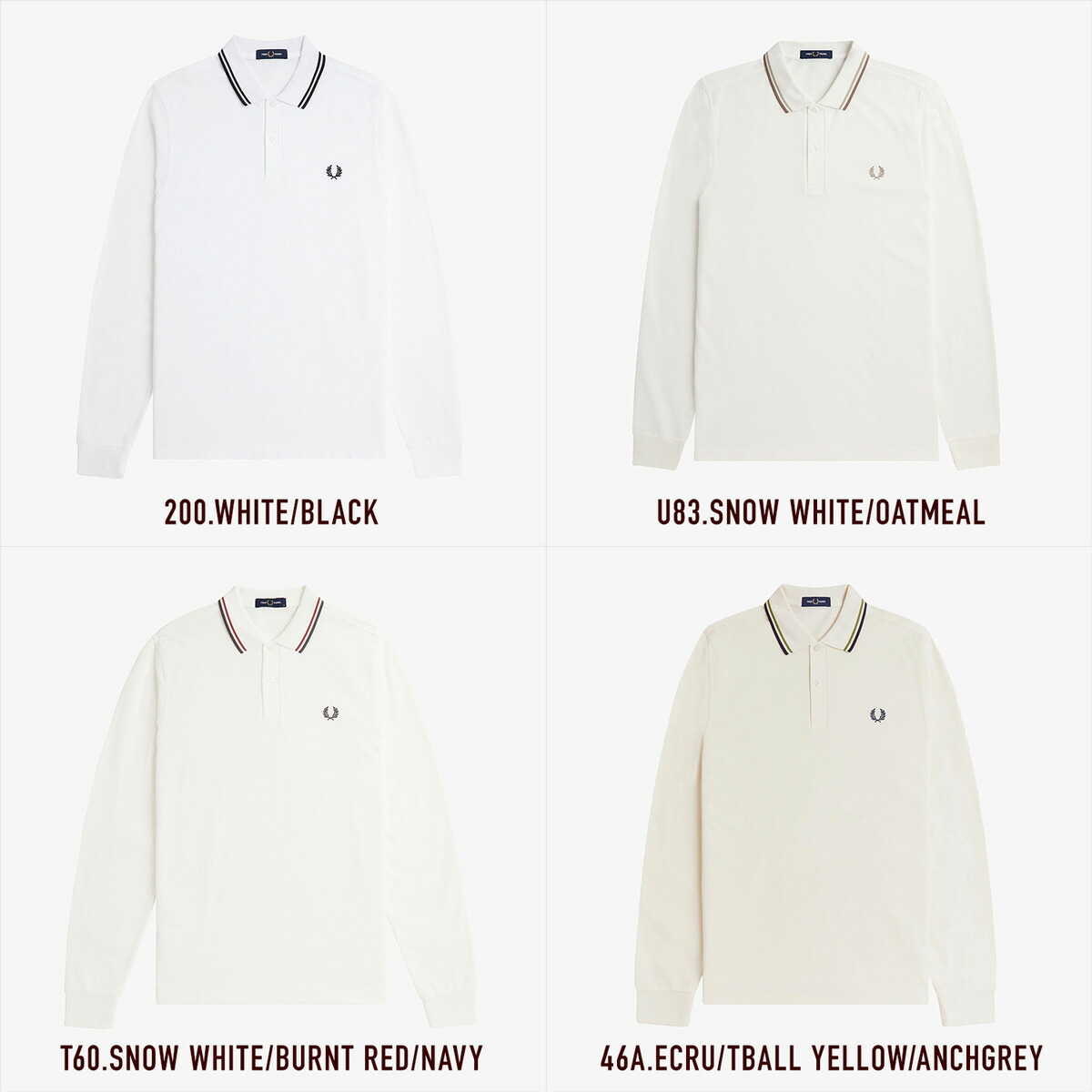 楽天市場】フレッドペリー 長袖 ポロシャツ FRED PERRY M3636 メンズ