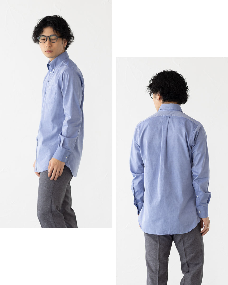 楽天市場】インディビジュアライズドシャツ インディゴ シャンブレー