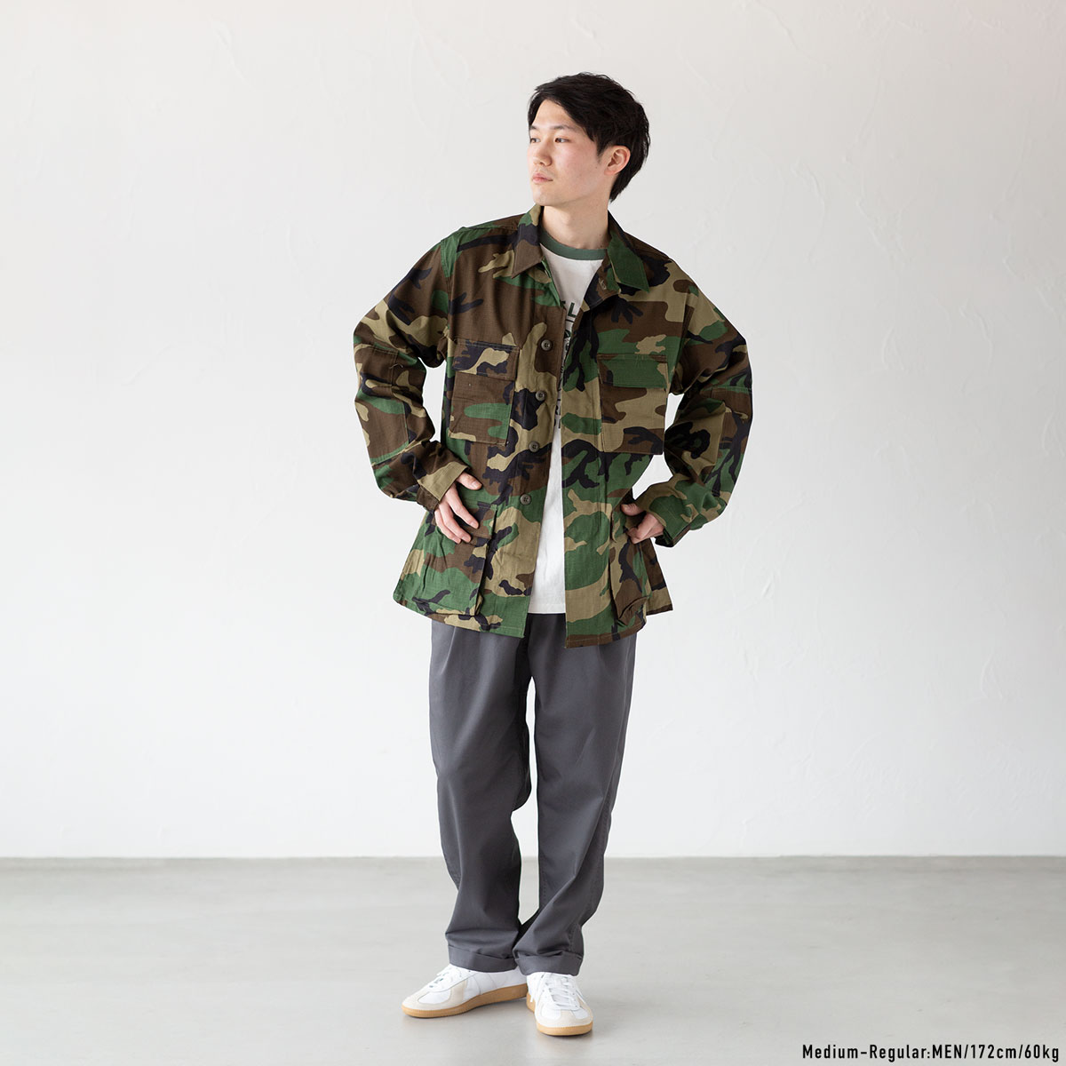 楽天市場】アメリカ軍 デットストック BDUジャケット 迷彩 ウッド