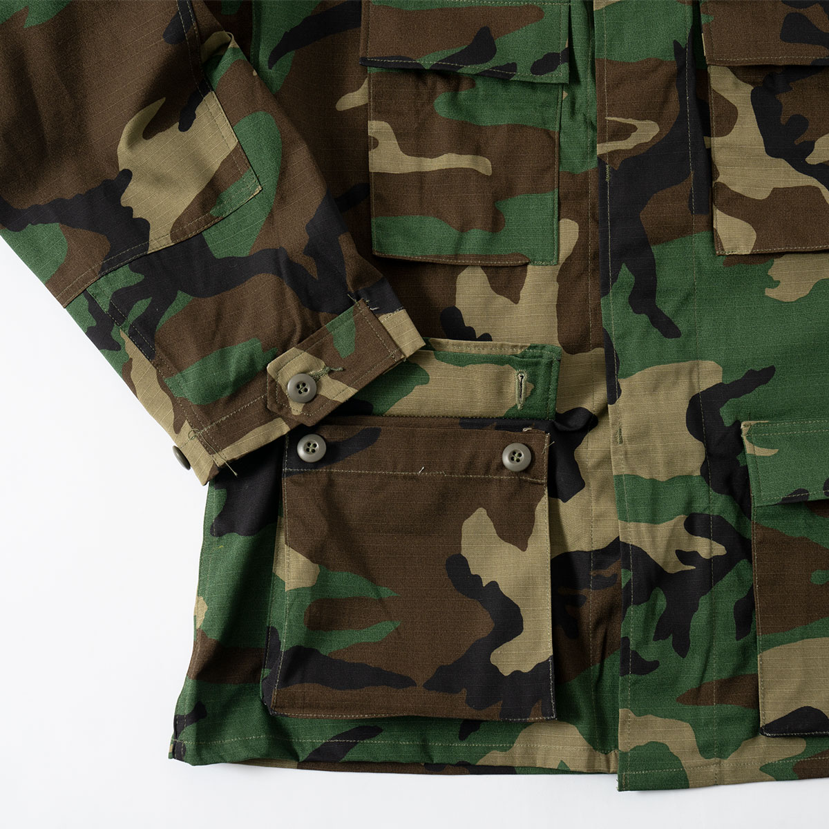 楽天市場】アメリカ軍 デットストック BDUジャケット 迷彩 ウッド