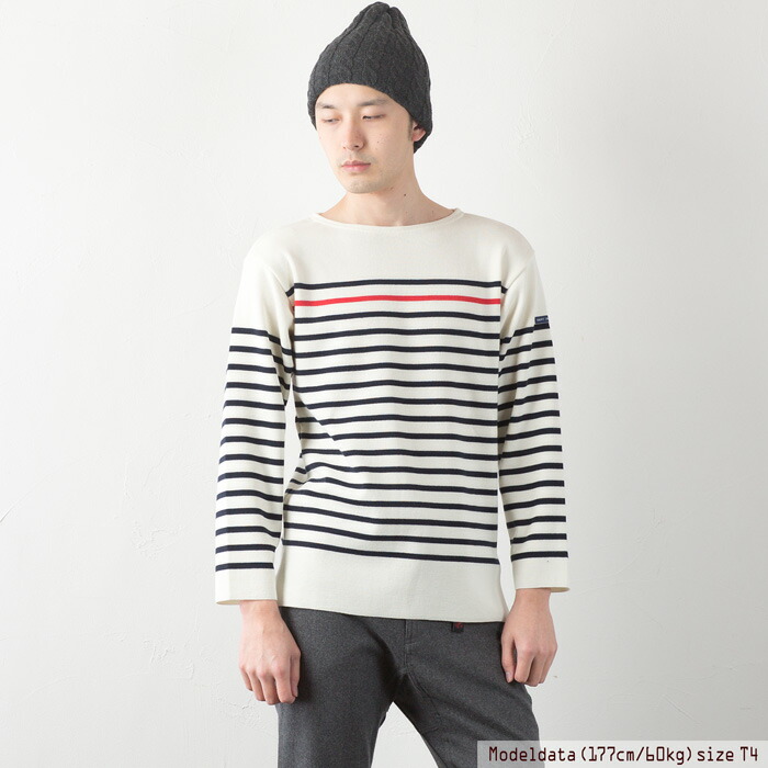 楽天市場】セントジェームス ナバル セーター レッドライン SAINT