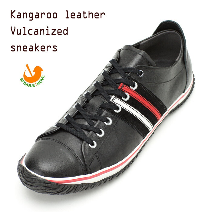 楽天市場】スピングル ムーブ SPM-198 カンガルー レザースニーカー