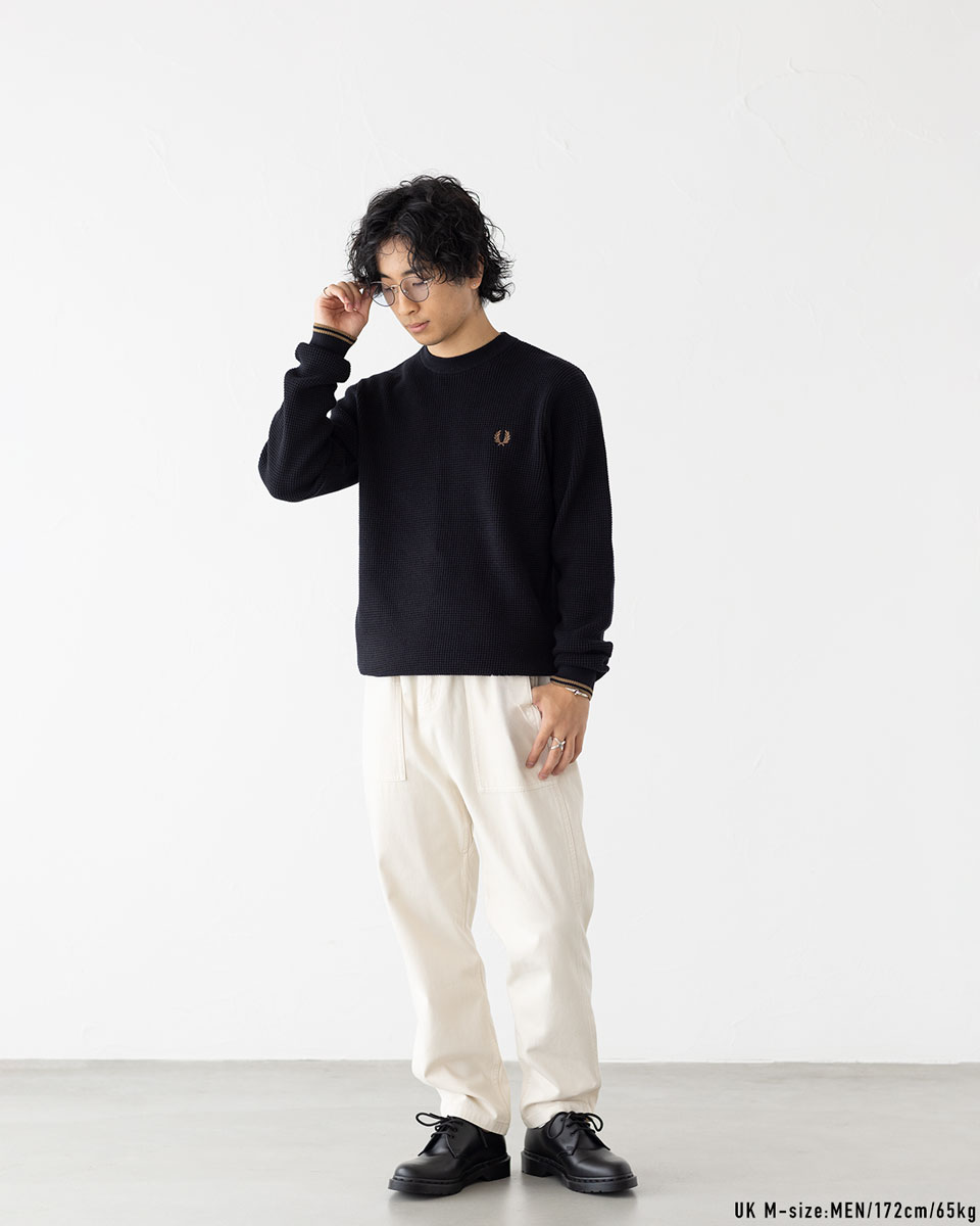 楽天市場】フレッドペリー FRED PERRY ワッフル ステッチ ジャンパー