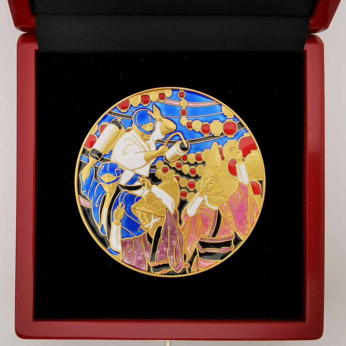 楽天市場】七宝章牌「阿波おどり」日本の祭りシリーズ 造幣局 記念