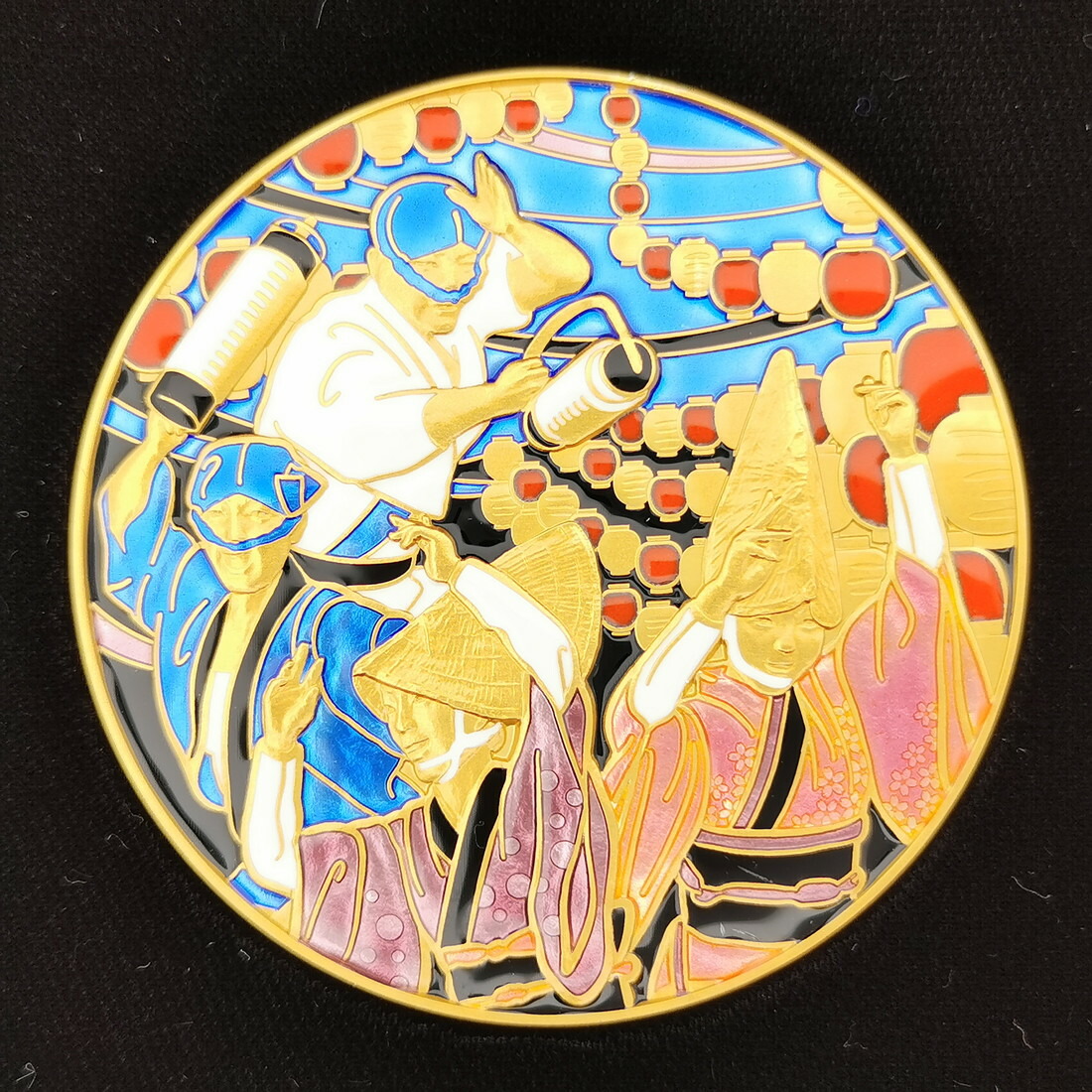 楽天市場】七宝章牌「阿波おどり」日本の祭りシリーズ 造幣局 記念