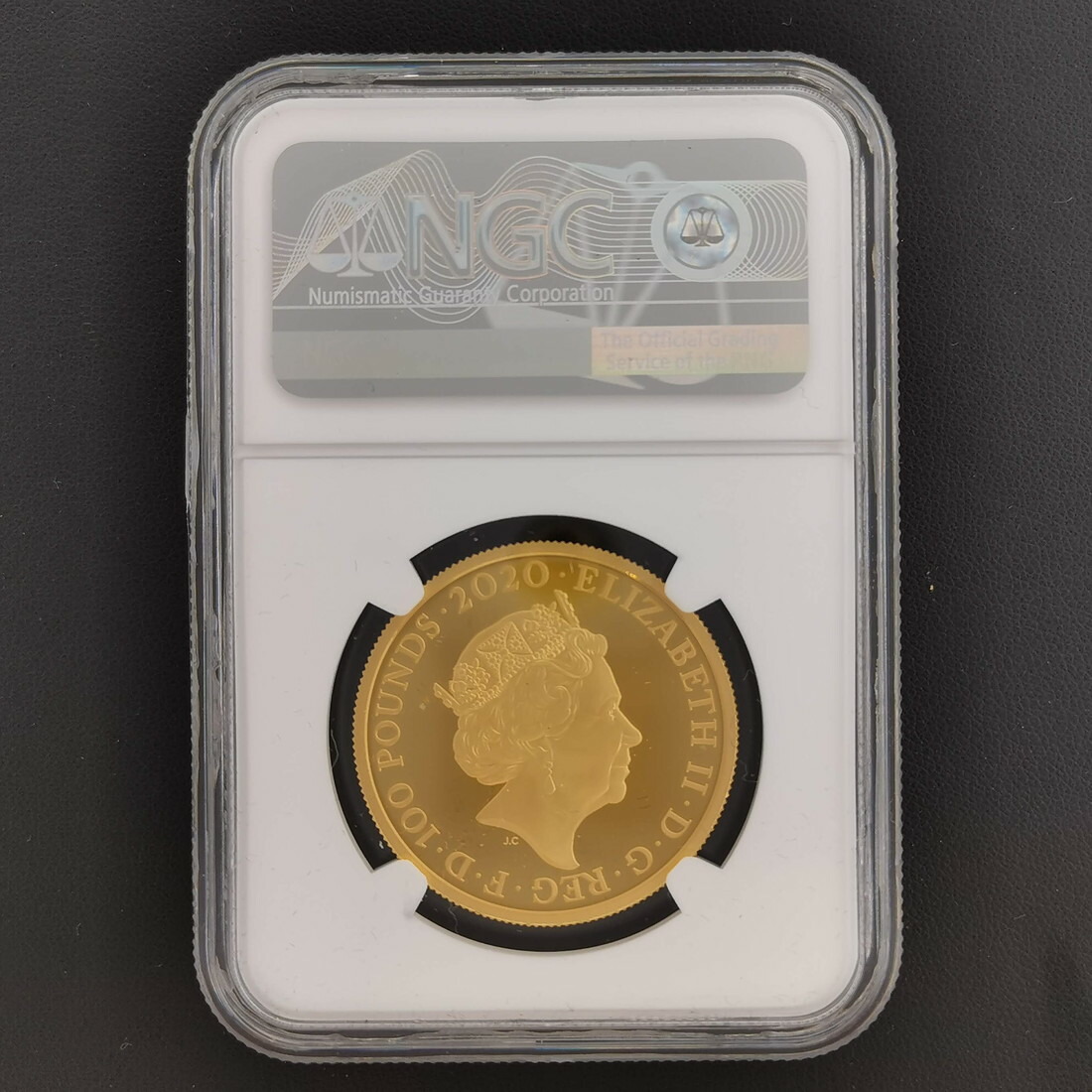 楽天市場】G.BRITAIN イギリス 100ポンド金貨 2020 スラブ入り NGC PF