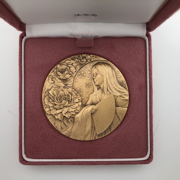 2013年 桜の通り抜け シルバーメダル 「牡丹（ぼたん）」 925銀 20g