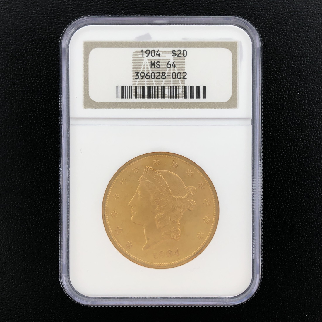 楽天市場】U.S.A. アメリカ 20ドル金貨 1904 スラブ入り NGC MS 64