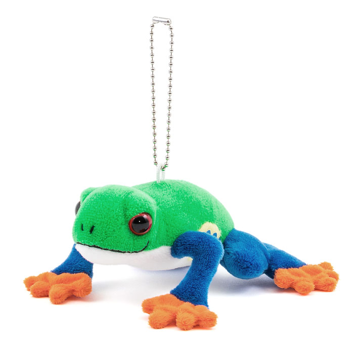 楽天市場】カエル 蛙 ぬいぐるみ リアル 両生類 マスコット チェーン付