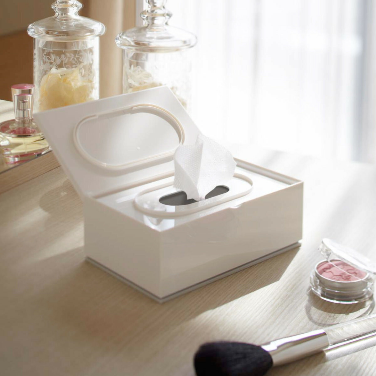 楽天市場】ウェットティッシュケース 横置き用 ヴェール （ ウェット