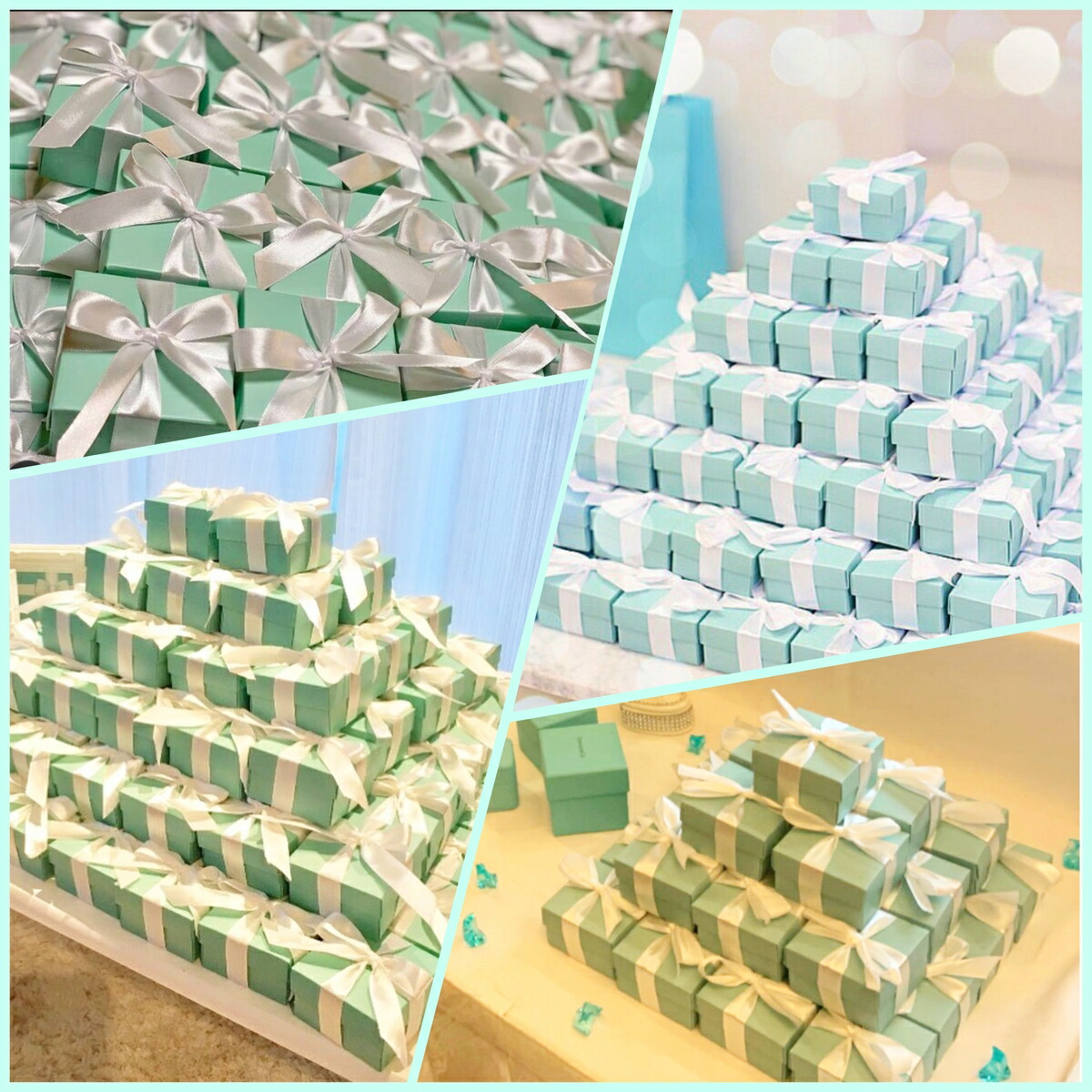 楽天市場】【当日発送14時迄】50個 ティファニーブルー ギフトボックス