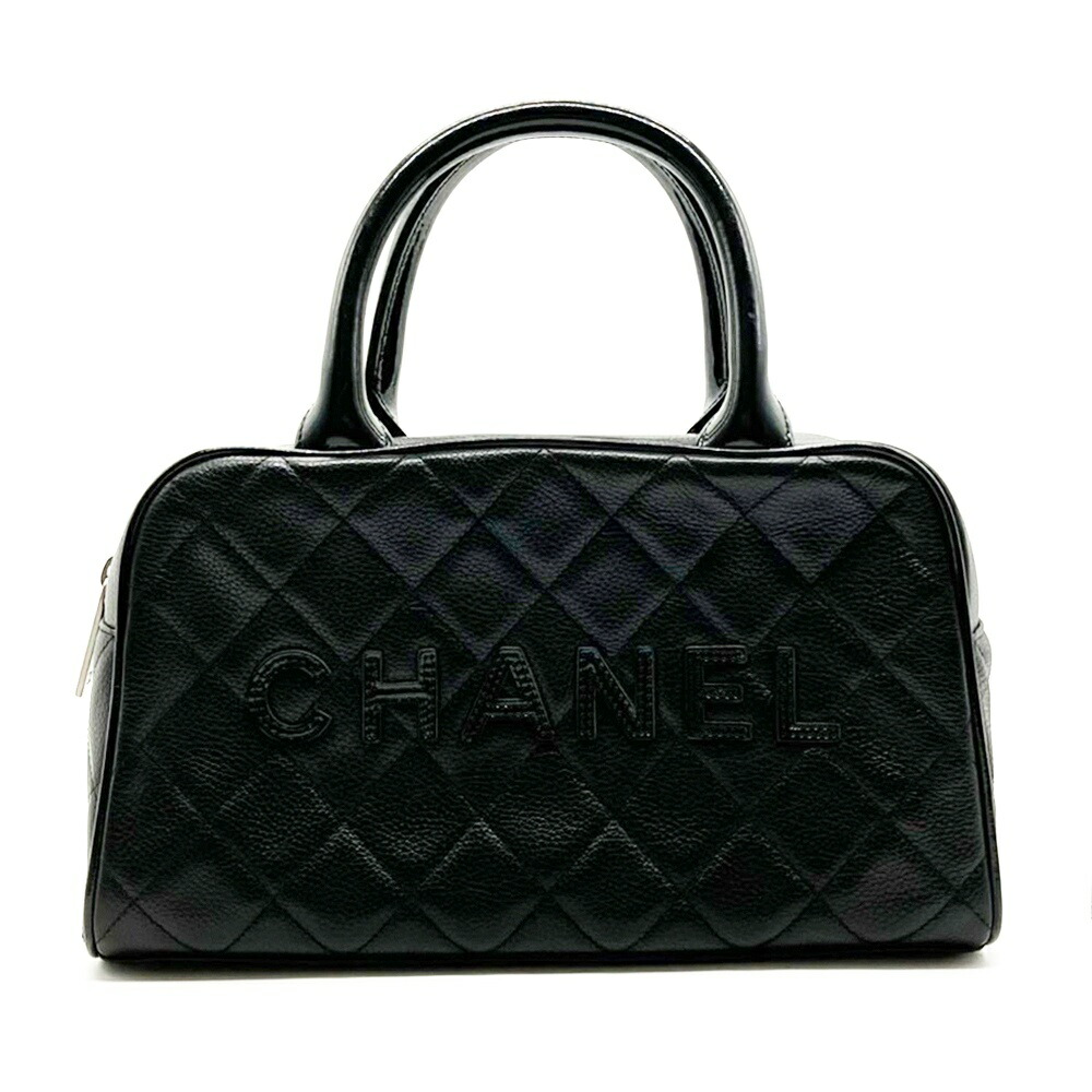 楽天市場】chanel キャビアスキン ミニボストンの通販