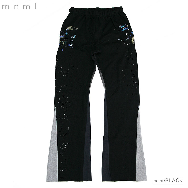 楽天市場】【40%OFF】 mnml ミニマル CONTRAST BOOTCUT SWEATPANTS