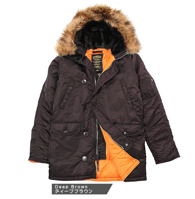 楽天市場】アルファインダストリーズ N-3B ジャケット メンズ フライト