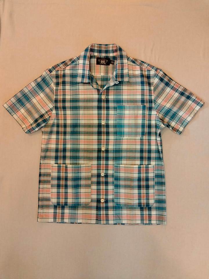 楽天市場】RRL シャツ ダブルアールエル インディゴ染め マドラス