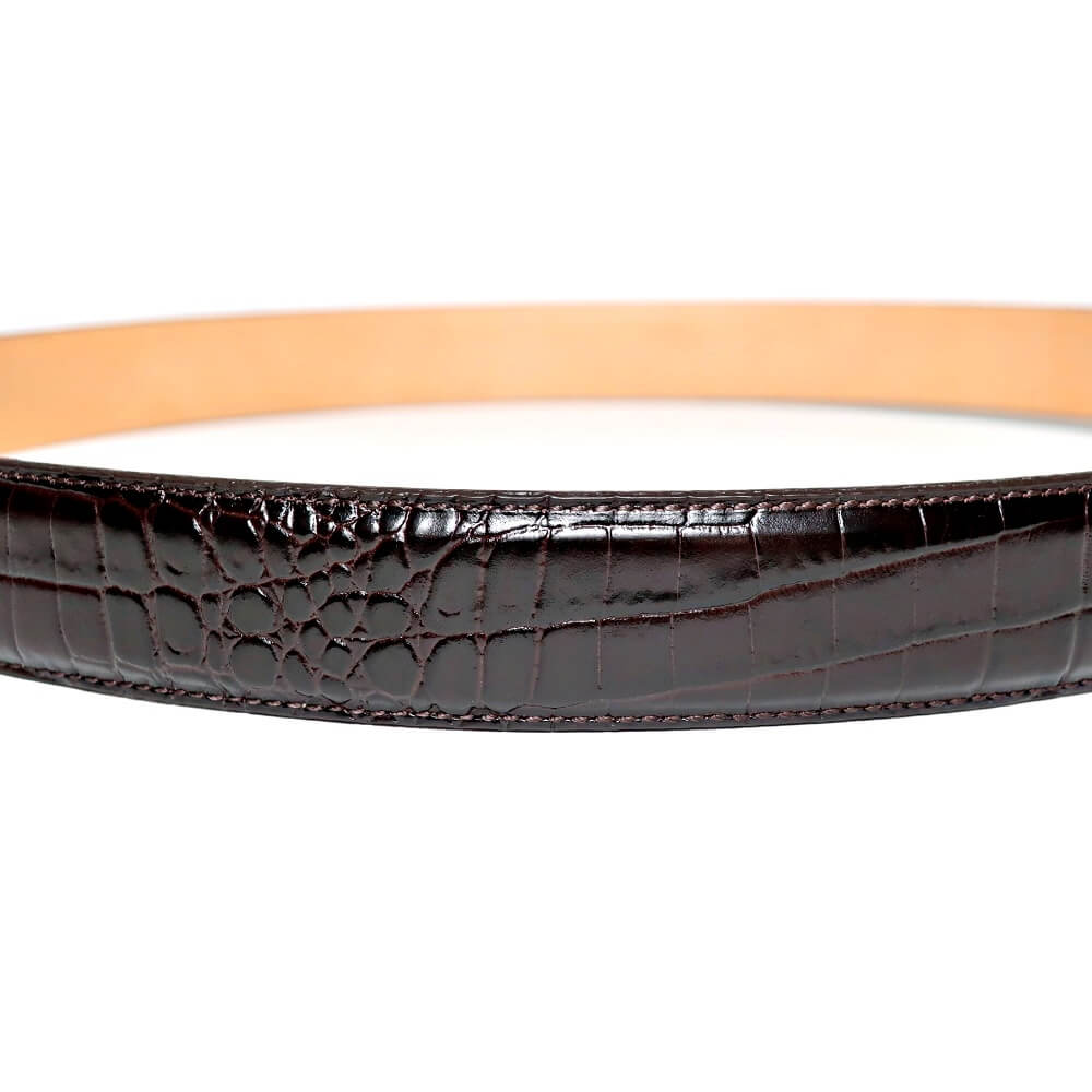 namacheko croco belt ダークブラウン namacheko ダークブラウン