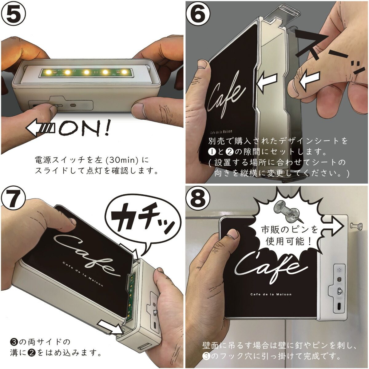 楽天市場】LIGHT BOX SIGN ライトボックスサイン 看板風ライト 壁掛け