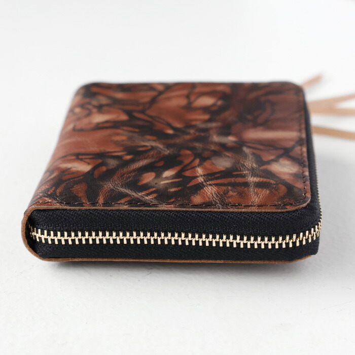 楽天市場】ANNAK(アナック) コンパクトラウンドジップ財布 本革 泥染め