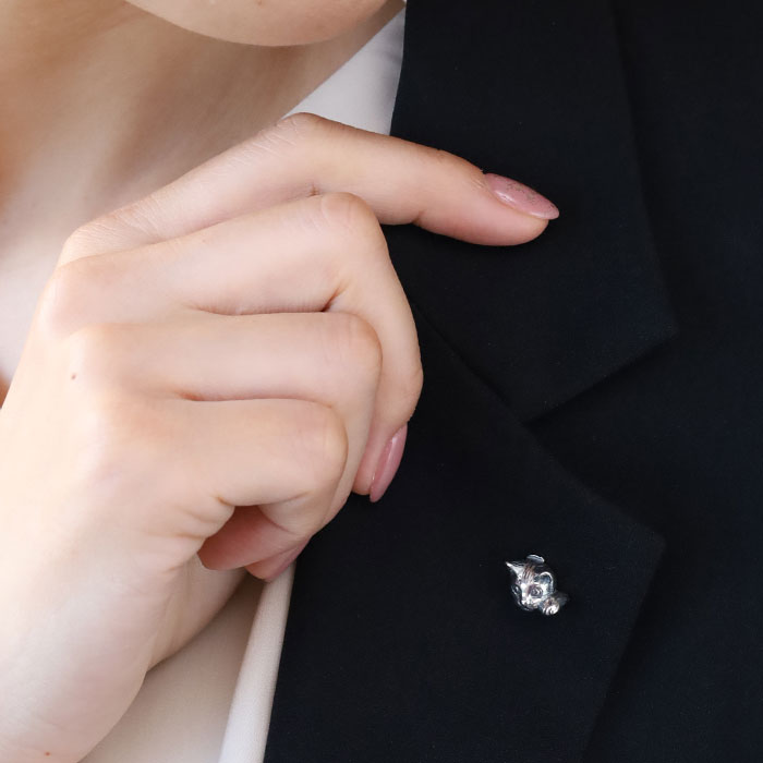 楽天市場】naturama(ナチュラマ) 招き猫 ピンブローチ “ピクシー