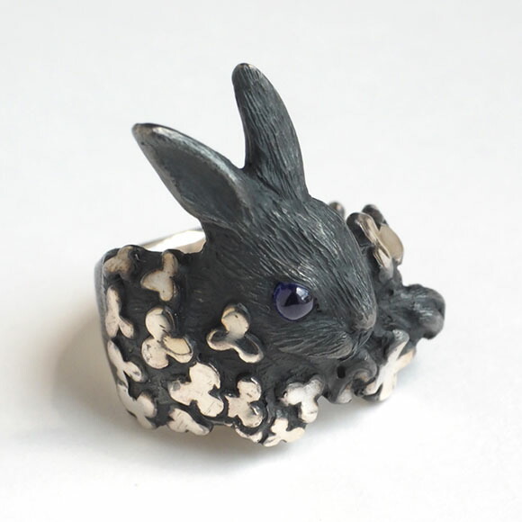 楽天市場】DECOvienya(デコヴィーニャ) ウサギとクローバー リング