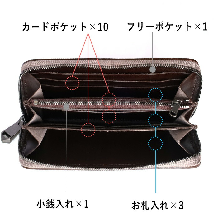 楽天市場】ZOO (ズー) 財布 長財布 トカゲ革 ラウンドファスナー [Z