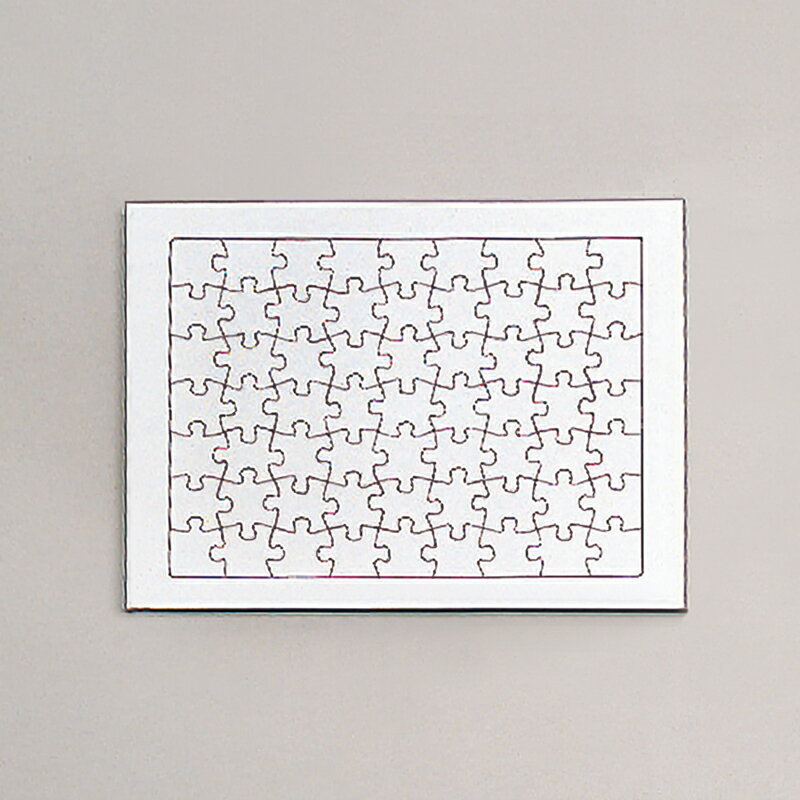 楽天市場】工作キット ジグソーパズル ( 白無地 ) 63ピース / 無地 白