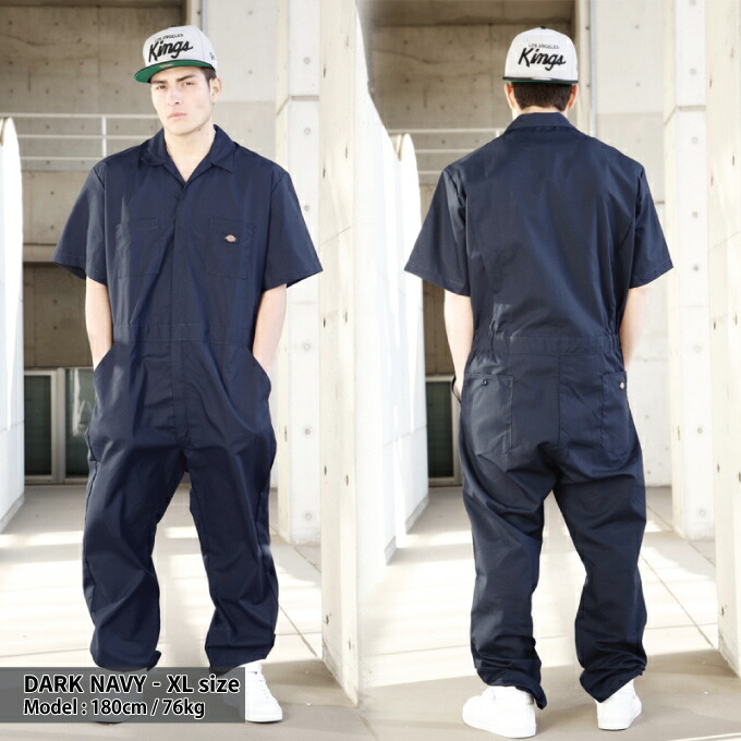 楽天市場】DICKIES ディッキーズ 【半袖 カバーオール】 つなぎ メンズ