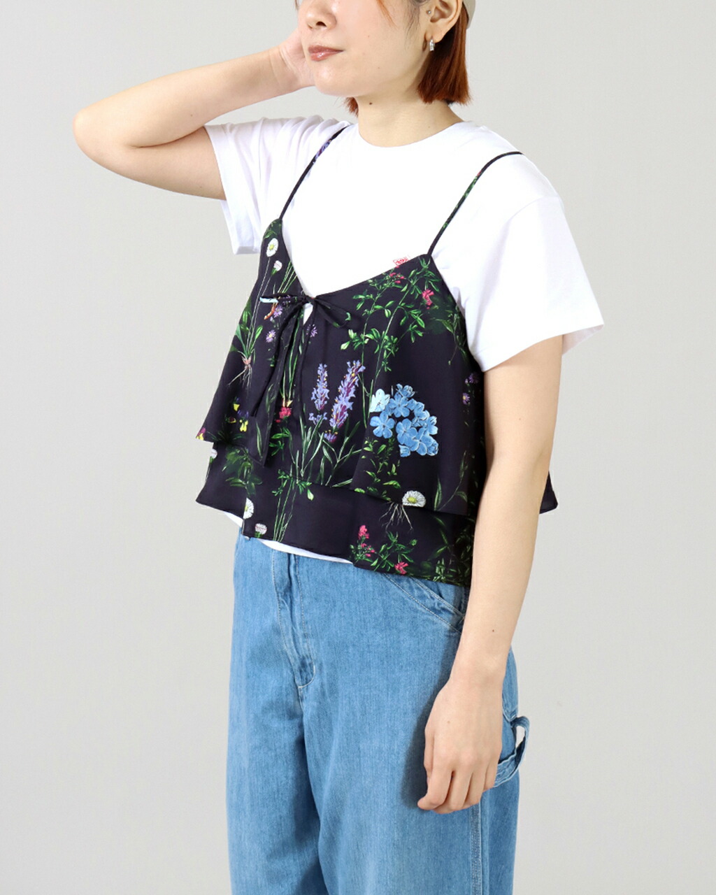 楽天市場】【26SS先行予約】TICCA ティッカ フラワープリントビスチェ