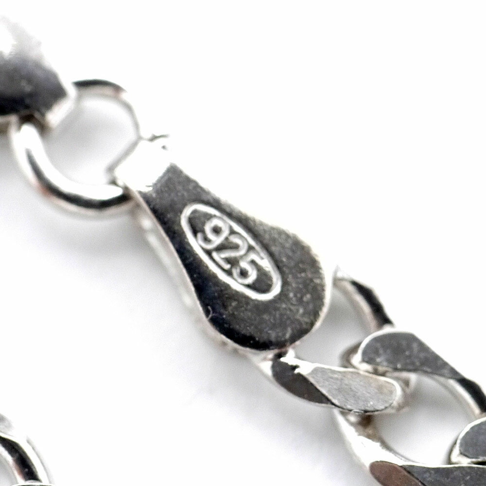 楽天市場】イタリア製 シルバー925 フィガロ チェーン ネックレス